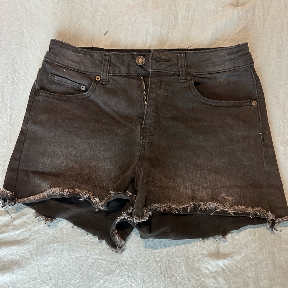 Stylish Black Denim Women Shorts